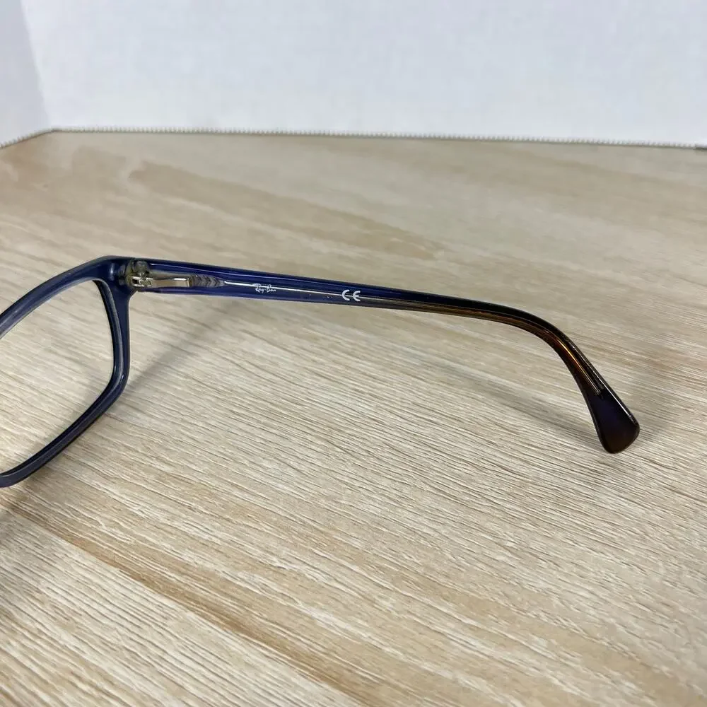 Ray-Ban RB5256 5190 Eyeglasses Translucent Blue Frames Only 54-16-135